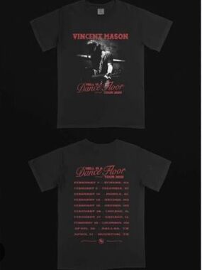 ISO black Vincent Mason Hell is a Dance Floor Tour Tee